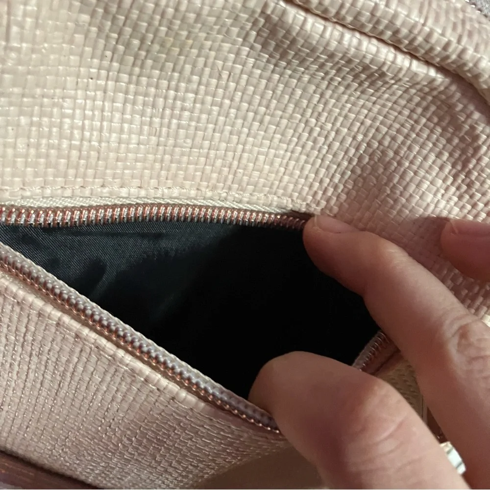 Stylish Holographic and Cream Women's Bag